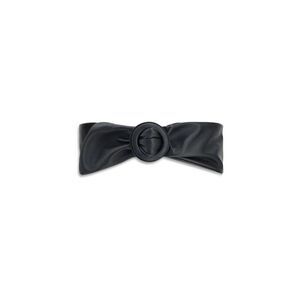 Jacquemus Black Calf Leather Bos Taurus High-Waist Women's Belt